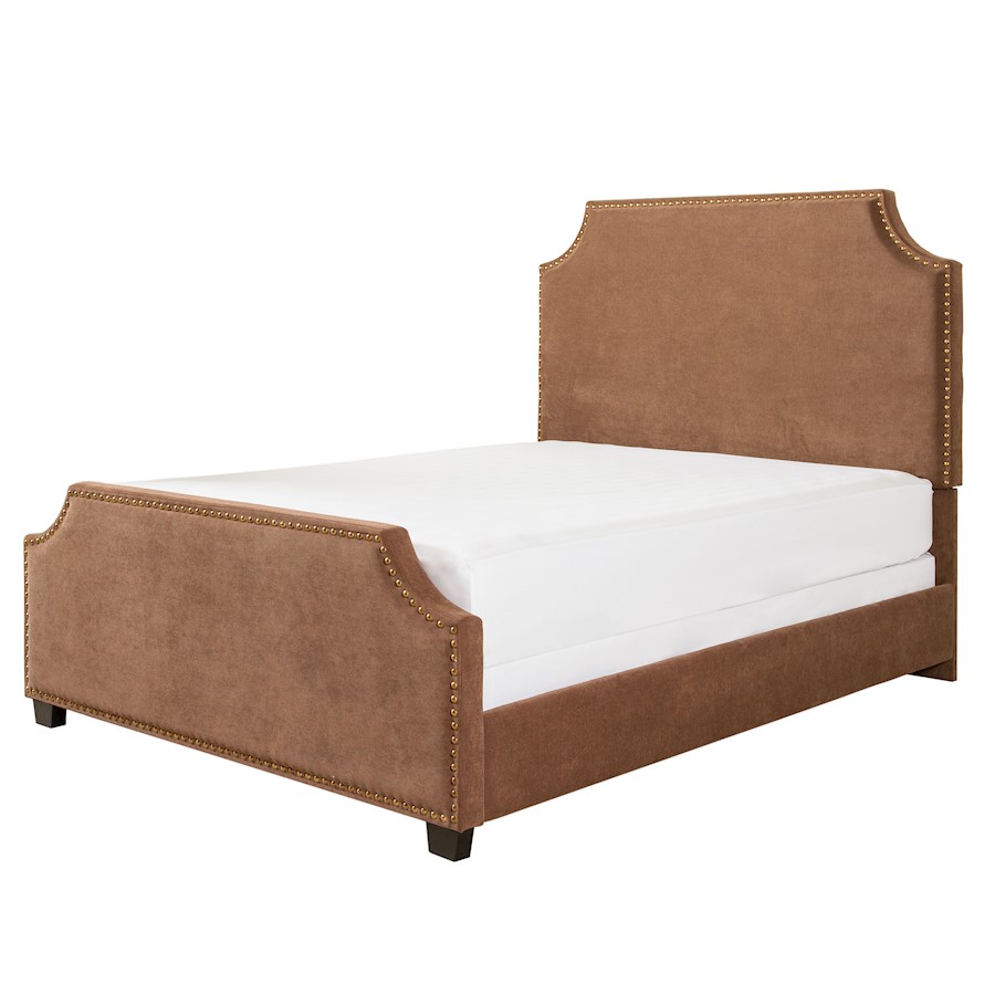 Crosley Brooks King Bed Set Cocoa Microfiber Kf706003cc Image Is Loading Crosley Brooks King Bed Set Cocoa Microfiber Kf706003cc
