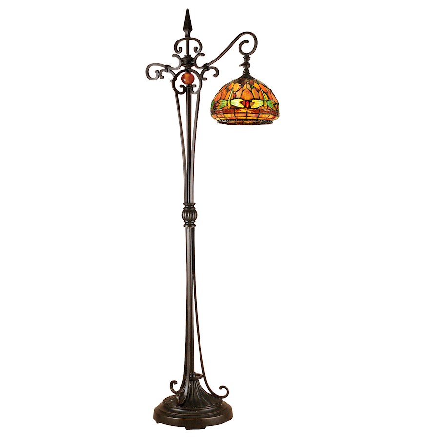 Dale Briar Dragonfly Downbridge Floor Lamp Antique Golden Image Is Loading Dale Briar Dragonfly Downbridge Floor Lamp Antique